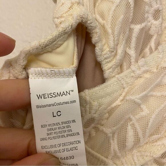 WEISSMAN Dance ivory white lace Costume Heaven's Door
9400 LC-large child - Picture 9 of 11